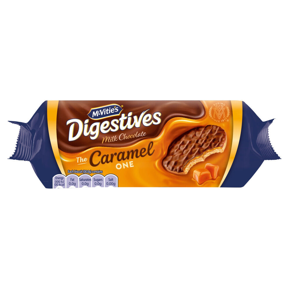 Mcvities Digestives Milk Chocolate & Caramel 250g