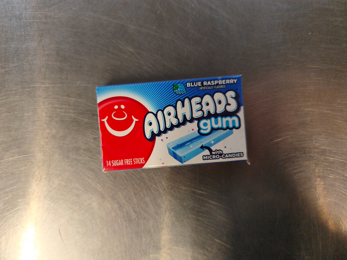 Air Heads Gum Blue Raspberry