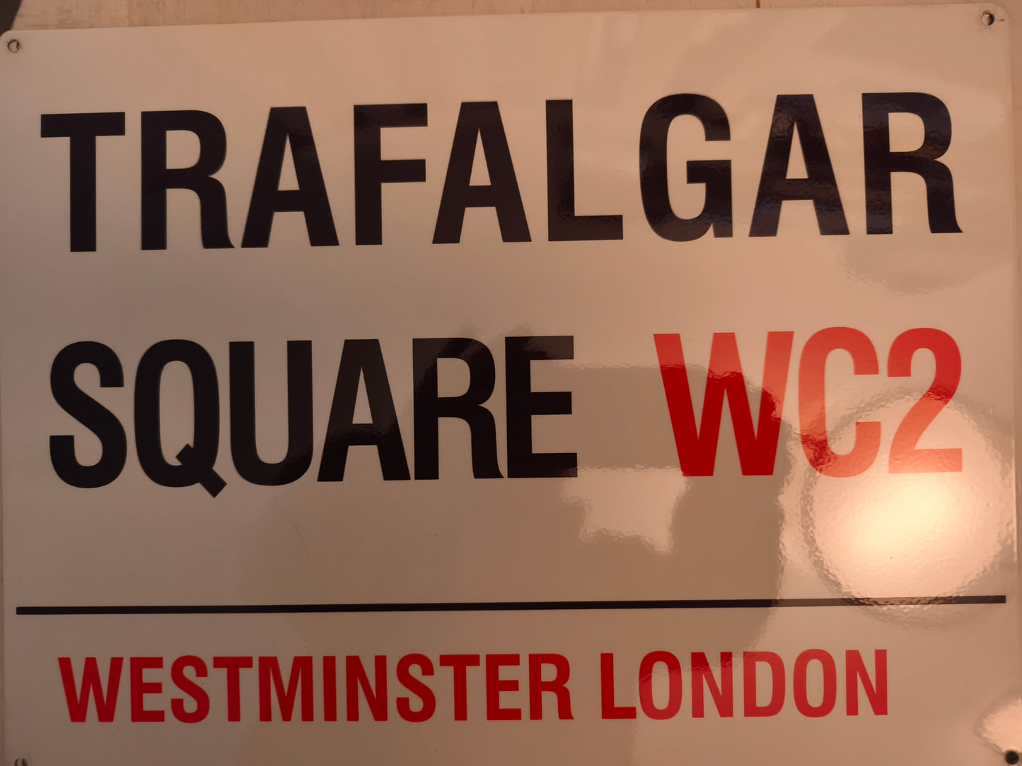 Trafalgar Square Street Signs metal